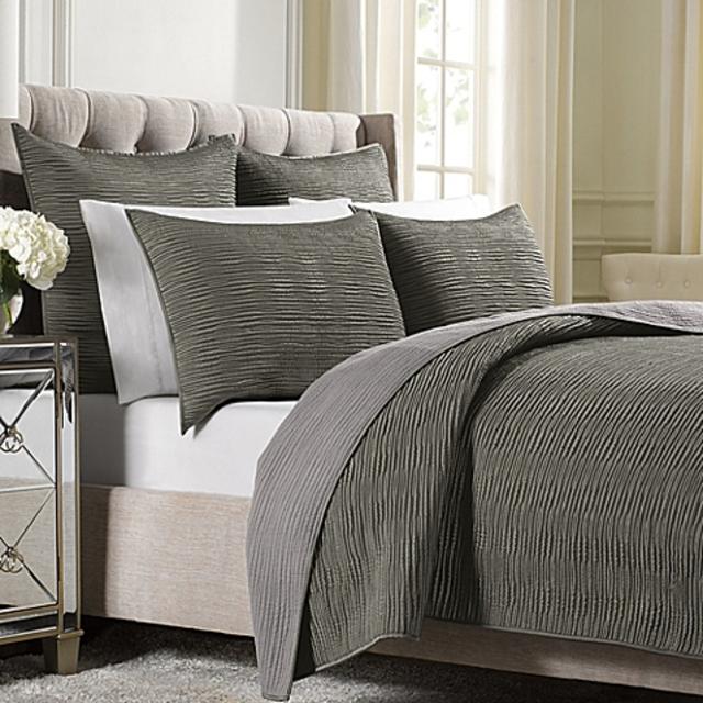 Wamsutta® Serenity Quilted King Pillow Sham in Mink