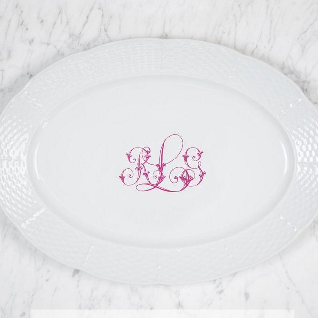 Sasha Nicholas Weave Oval Platter