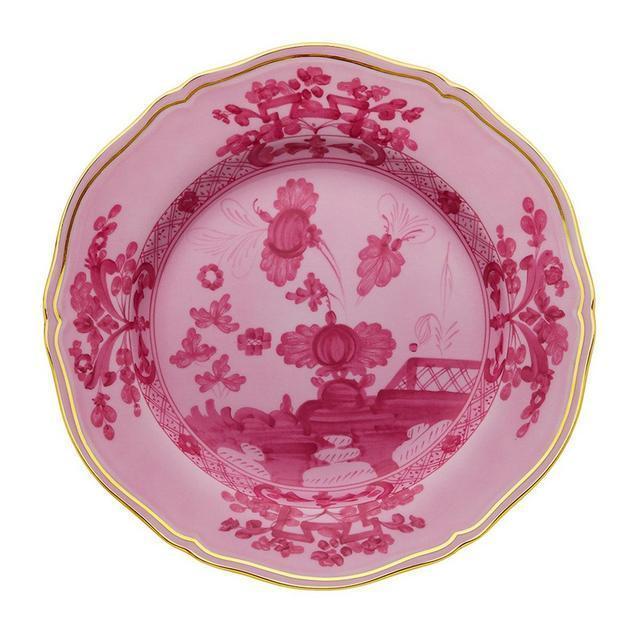 Oriente Italian Porpora with Gold Trim Dessert Plate