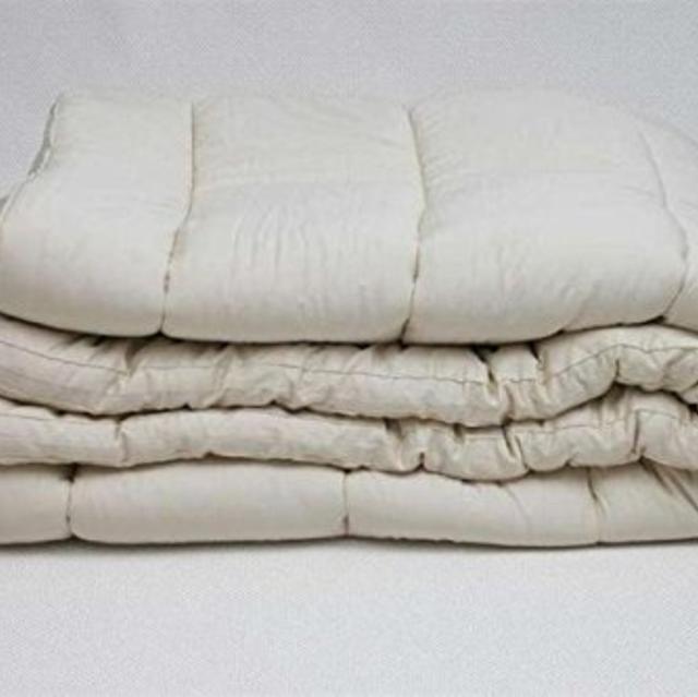 Sleep & Beyond 78 by 80-Inch Organic Merino Wool Mattress Topper, King, Ivory