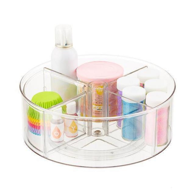The Container Store Home Edit Divided Lazy Susan