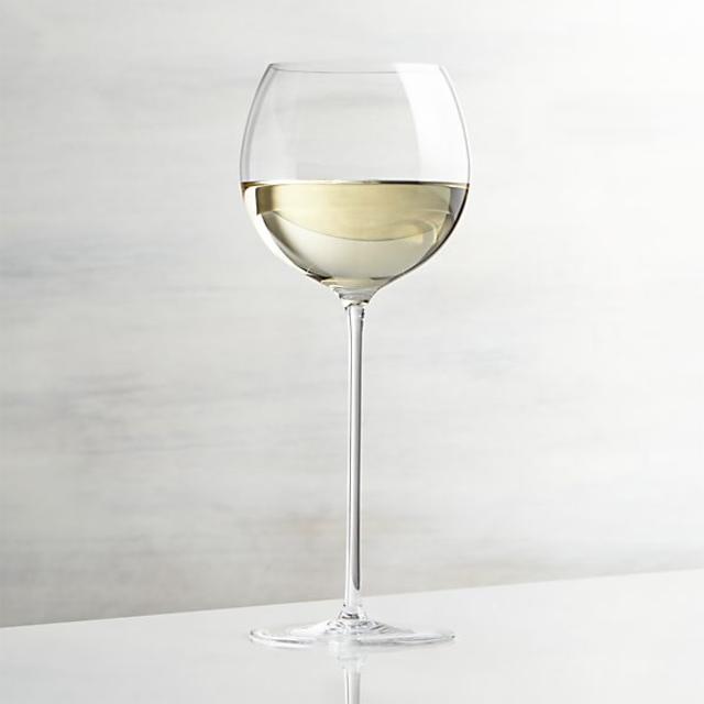 Camille White Wine Glass - Crate & Barrel