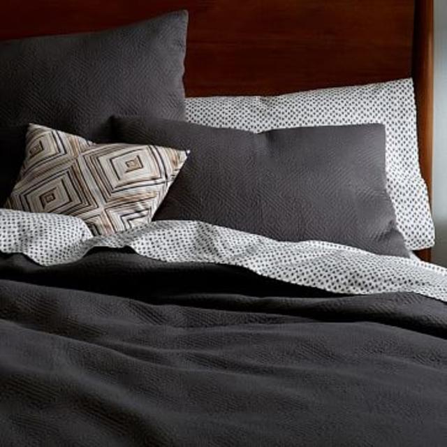 Organic Matelasse Duvet Cover