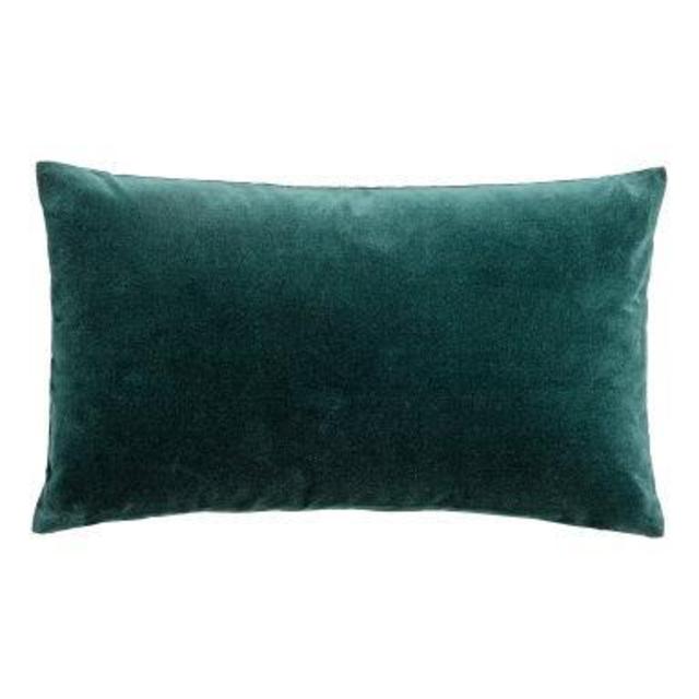 Velvet Cushion Cover - Dark Green