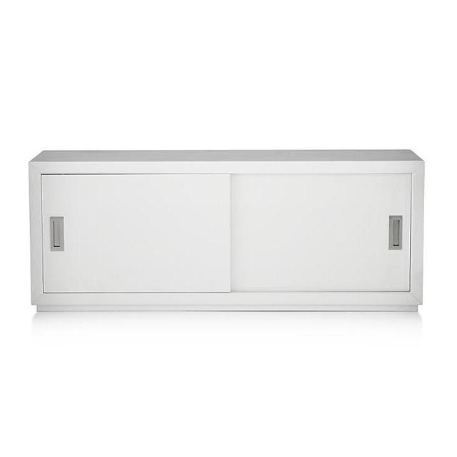1 Crate & Barrel Aspect Modular Sliding Door Storage Units