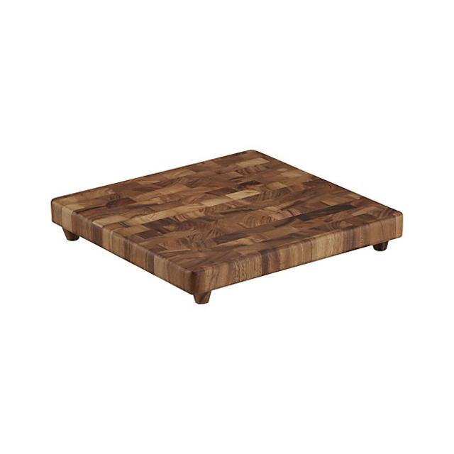 Square End Grain Cutting Board ~ Crate & Barrel