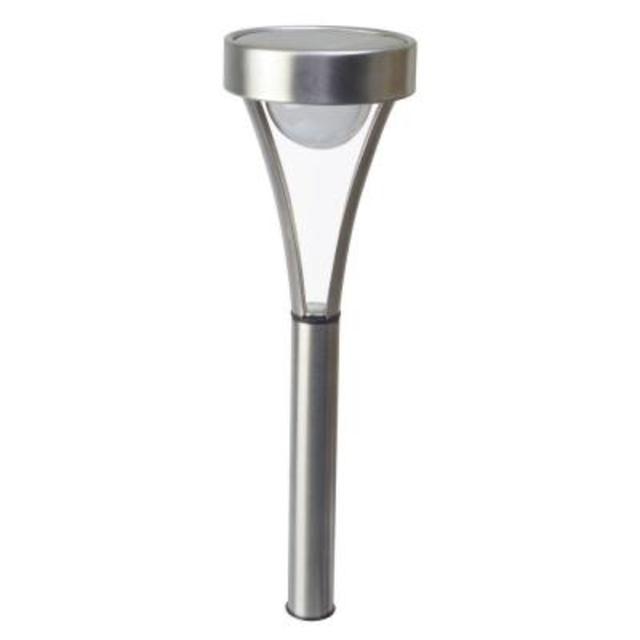 Alena-Style Stainless Steel Solar Powered LED Outdoor Path Light (4-Pack)