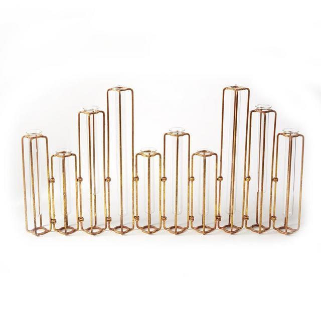 Set of 10 Hinged Flower Vases