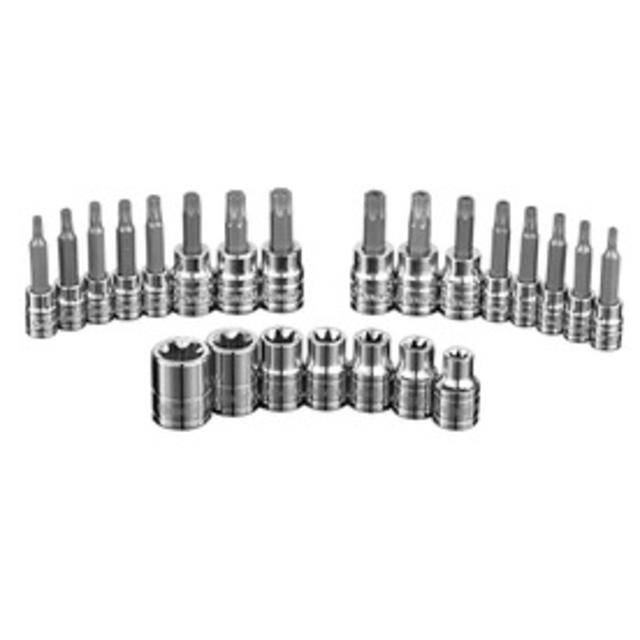 Kobalt 23-Piece 3/8-in Drive Torx Driver Socket Set with Case