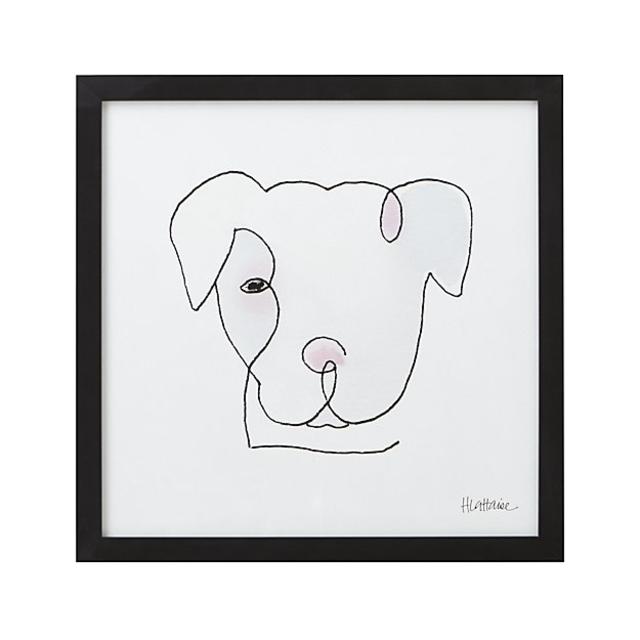 One Liner Pittie Print