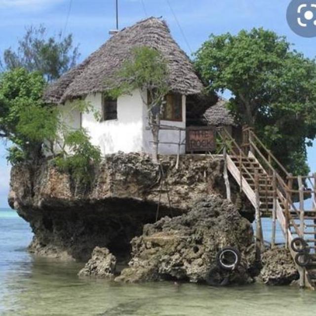 Honeymoon Dinner at the infamous island restaurant in Zanzibar