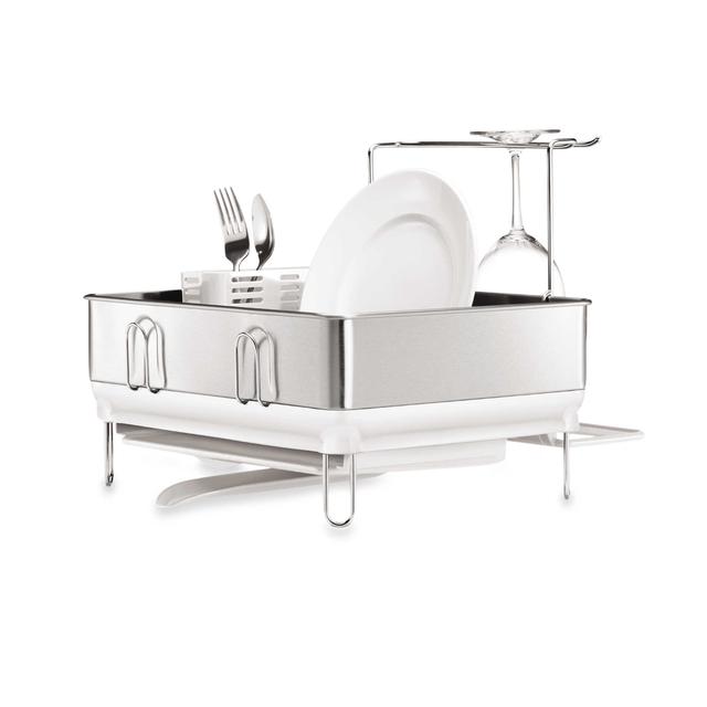 simplehuman® Compact Steel Frame Dish Rack