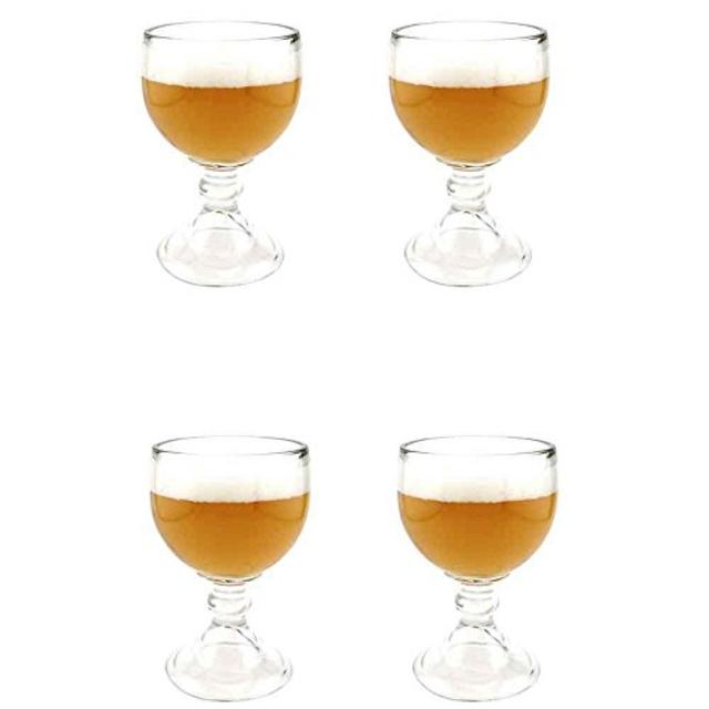 Libbey Schooner Beer Glass - 21 oz (4 Pack) w/ Free Pourers