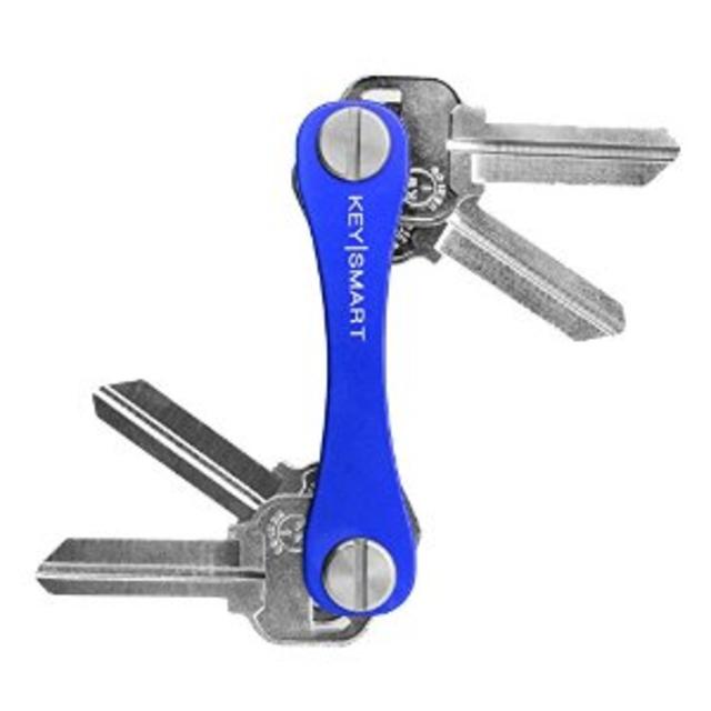 KeySmart - Compact Key Holder (Blue)