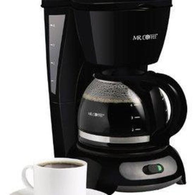 Mr. Coffee TF5 4-Cup Switch Coffeemaker, Black