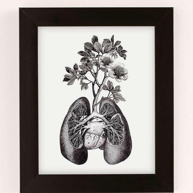 Fleuriosity Flourishing Lungs Art Print, 13 X 19