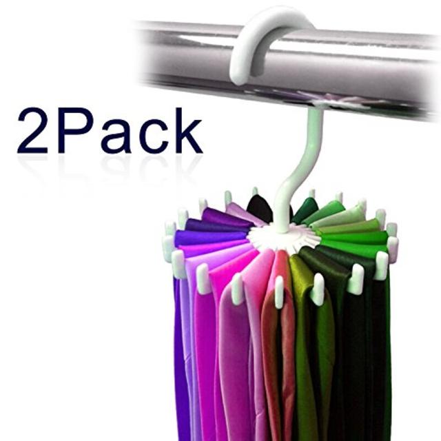 Twirl-a-Tie Tie Rack/Organizer (2 pack) by Evriholder