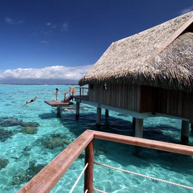 2 Night Stay - Overwater Bungalow in Mo'orea