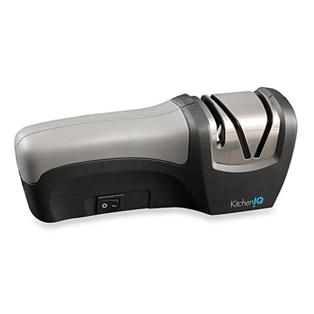 KitchenIQ™ Edge Gourmet Compact Electric and Manual Knife Sharpener