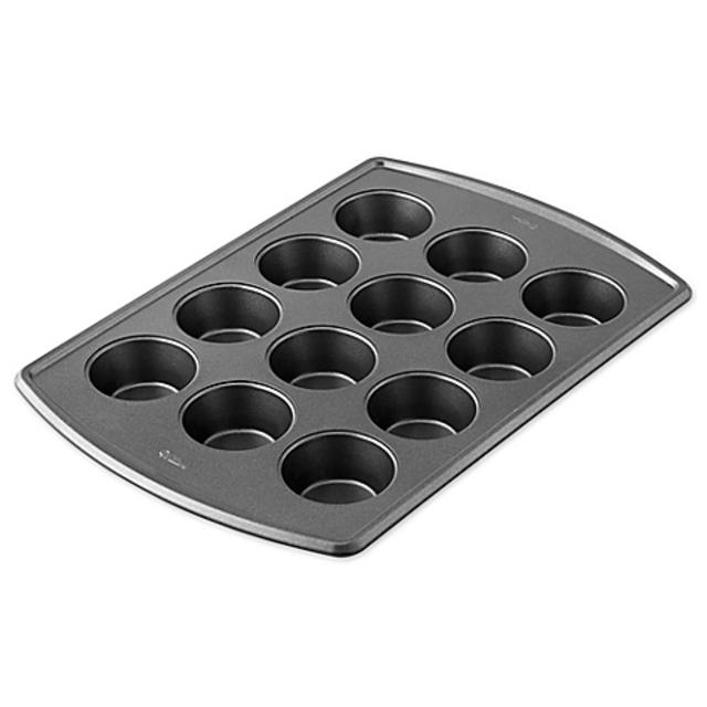 Wilton® Advance Select™ Premium Nonstick 12-Cup Muffin Pan in Gunmetal