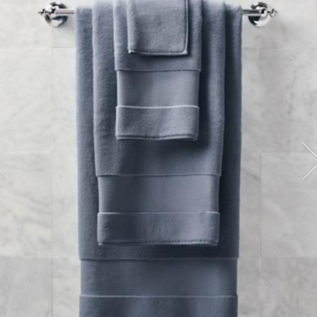 Resort Cotton Bath Towels - french blue