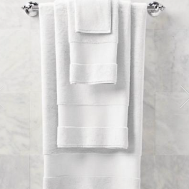 Resort Cotton Bath Towels - White