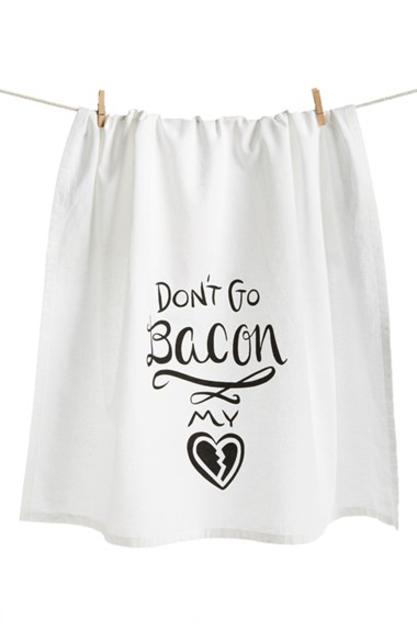 'Don't Go Bacon My Heart' Dish Towel (2 for $16)