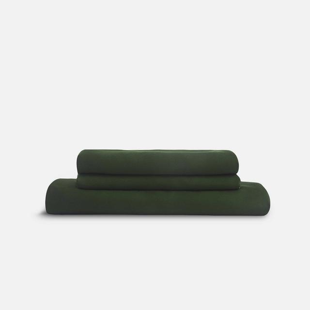 Eucalyptus Sheet Set (Queen Size, in the dark green)
