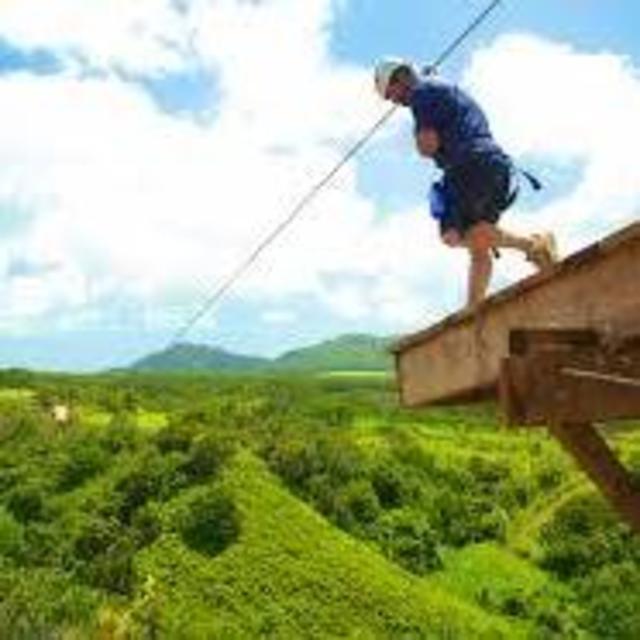 Zip lining