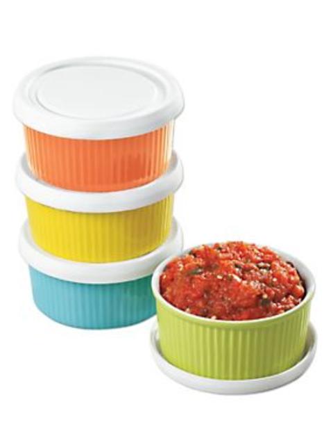 Multicolor Lidded Ramekins