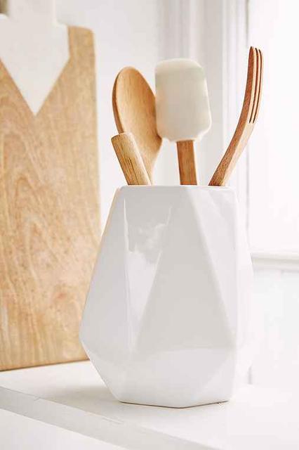 Faceted Utensil Holder