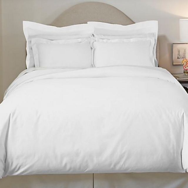 Pointehaven 620-Thread-Count California King Duvet Cover Set in White