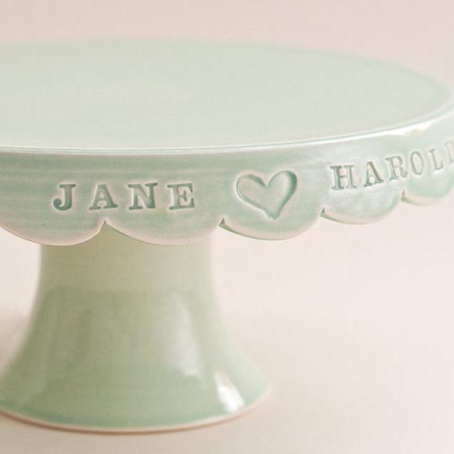 Custom Wedding Cake Stand - 8 inch - color options