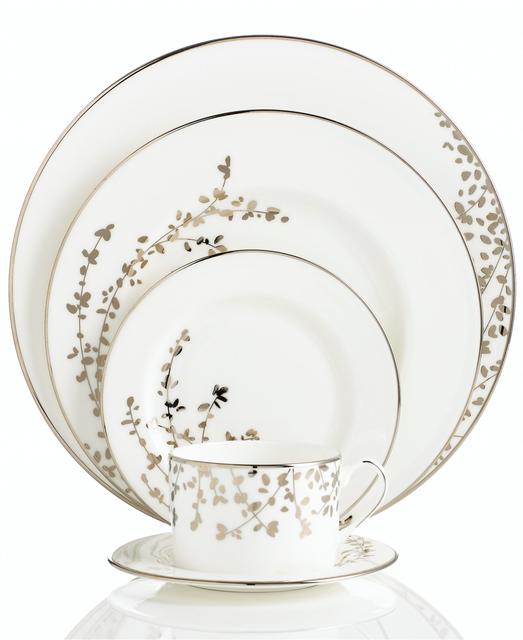 kate spade new york Gardner Street Platinum 5 Piece Place Setting