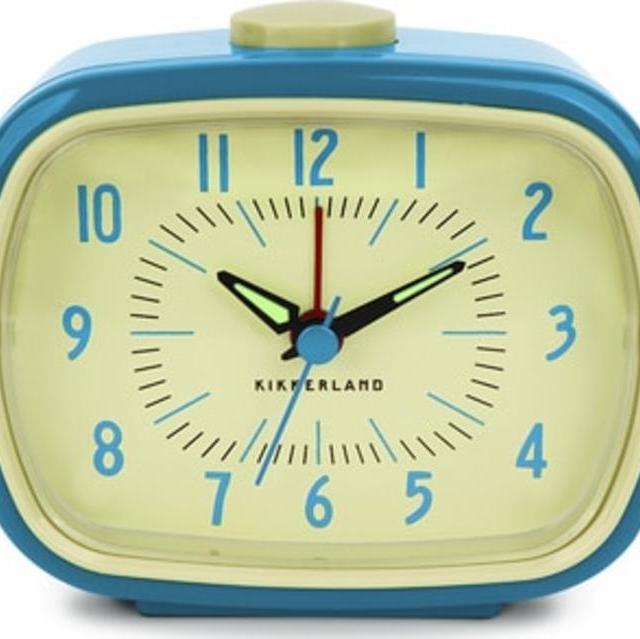 Retro Alarm Clock - Blue