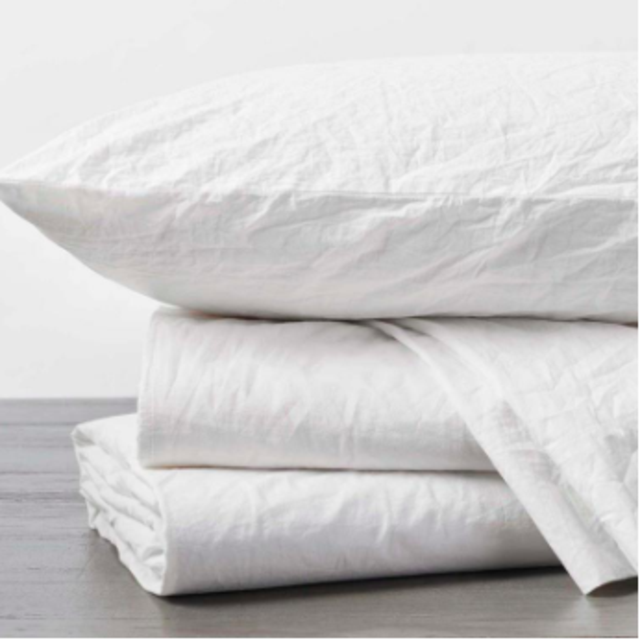 Coyuchi Organic Crinkled Percale™ Sheet set