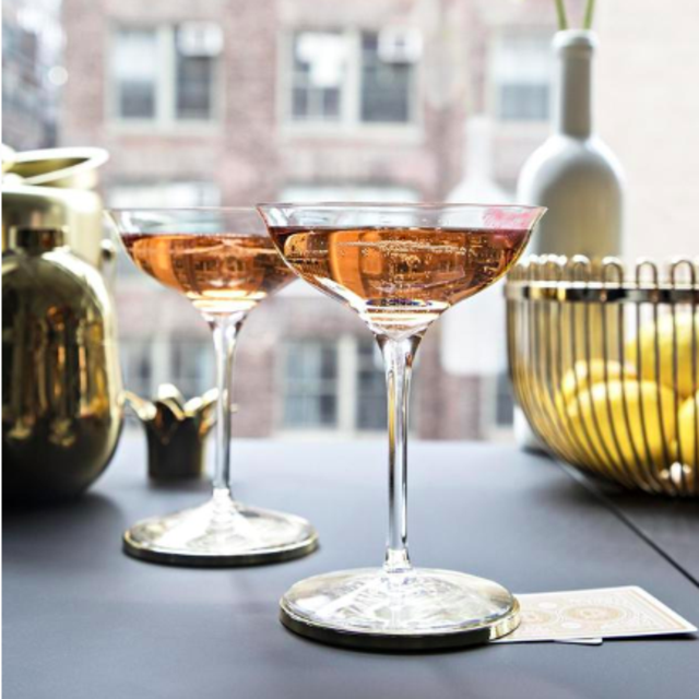 Elegance Champagne Belle Coupe Glass, Pair