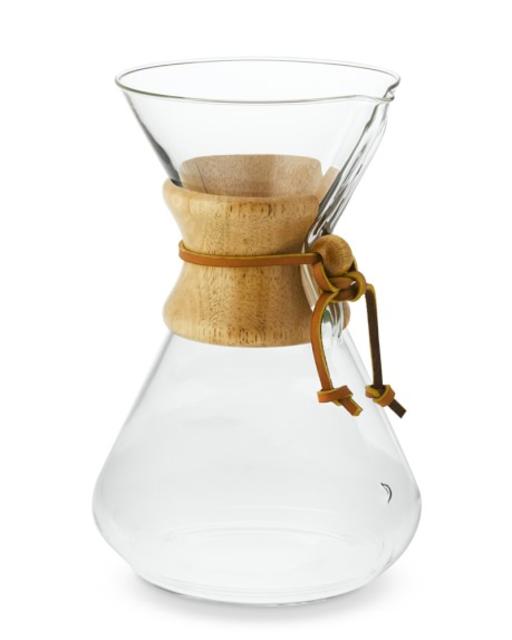 Chemex 10-Cup Wood Collar Glass Coffee Maker