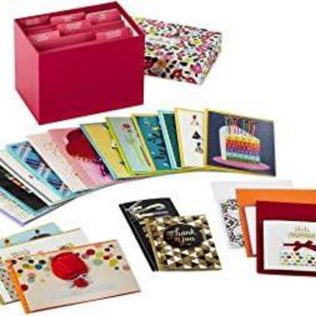 Hallmark Handmade All Occasion Boxed Greeting Card Assortment, Pink Floral (Pack of 20)—Birthday Cards, Baby Shower Cards, Wedding Cards, Sympathy Cards, Thinking of You Cards, Thank You Cards