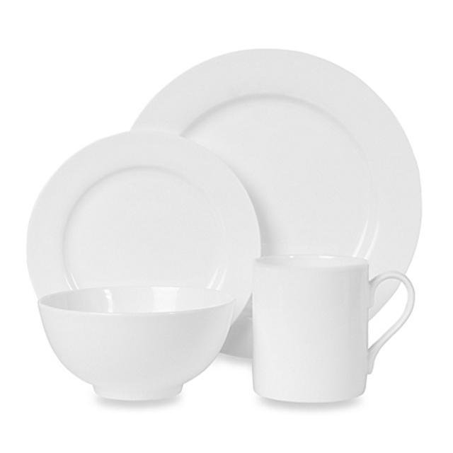 Nevaeh White® by Fitz and Floyd® 4-Piece Rim Place Setting