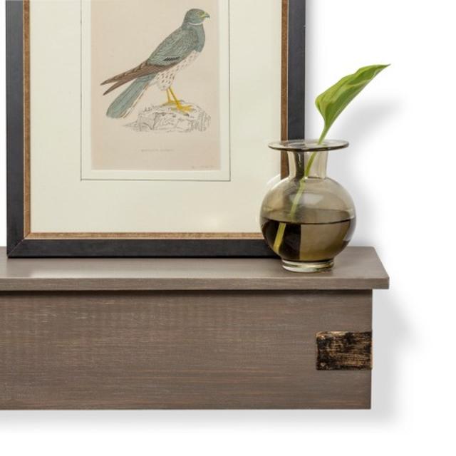 Threshold Wall Shelf with Metal Accents - Assorted Colors product details page