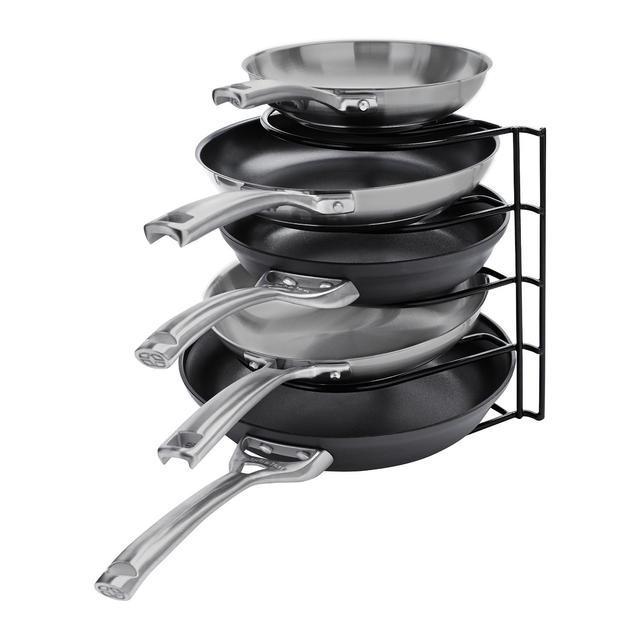 Rubbermaid Pan Organizer Rack, Black