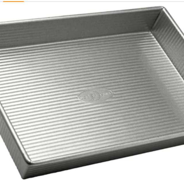 USA Pan Bakeware Rectangular Cake Pan, 9 x 13 inch, Nonstick & Quick Release Coating, Made in the USA from Aluminized Steel