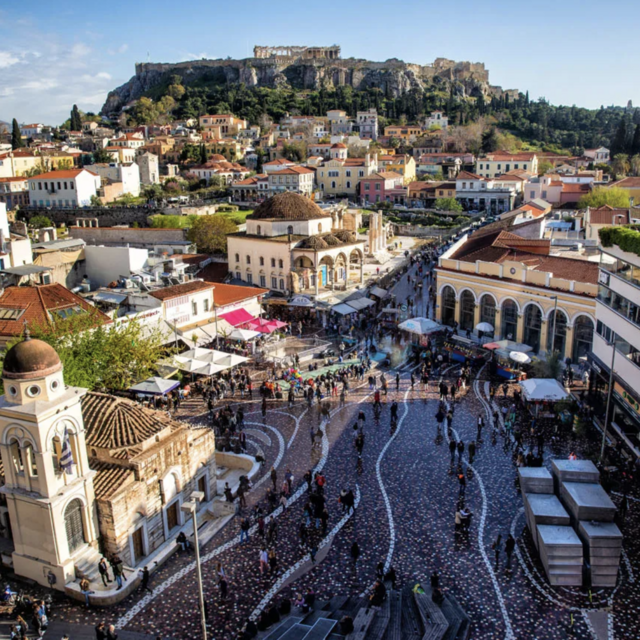 Rooftop Dinner for Two in Athens, Greece