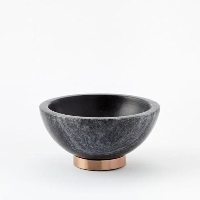 Marble + Copper Dip Bowl