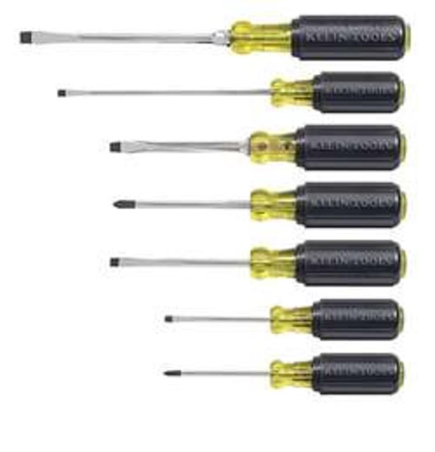 Klein 7-Piece Cushion-Grip Screwdriver Set