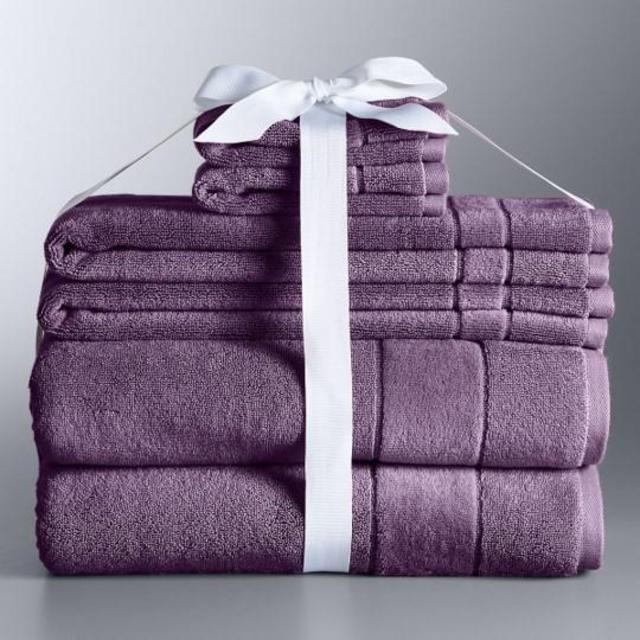 Simply Vera Vera Wang ORCHID 6-piece Turkish Cotton Bath Towel Set