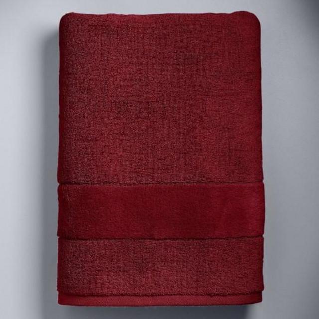 Simply Vera Vera Wang BRICK RED Turkish Cotton Bath SHEET