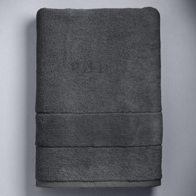Simply Vera Vera Wang SMOKE GRAY Turkish Cotton Bath SHEET