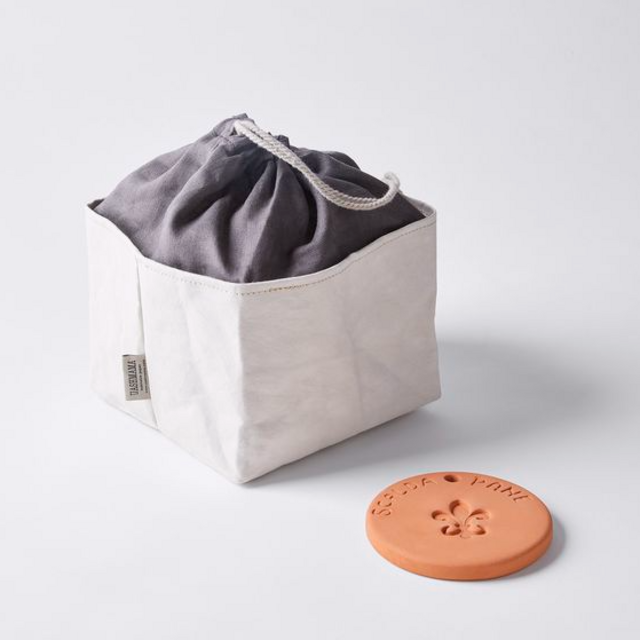 Uashmama Bread Bag & Bread Warmer (Drawstring/Natural)